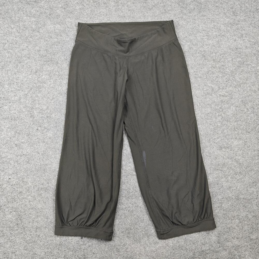 Patagonia Leggings Womens Medium Gray Capri Nylon Spandex Yoga Activewear